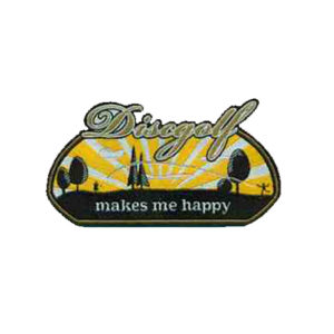Disc Golf Makes Me Happy Patch