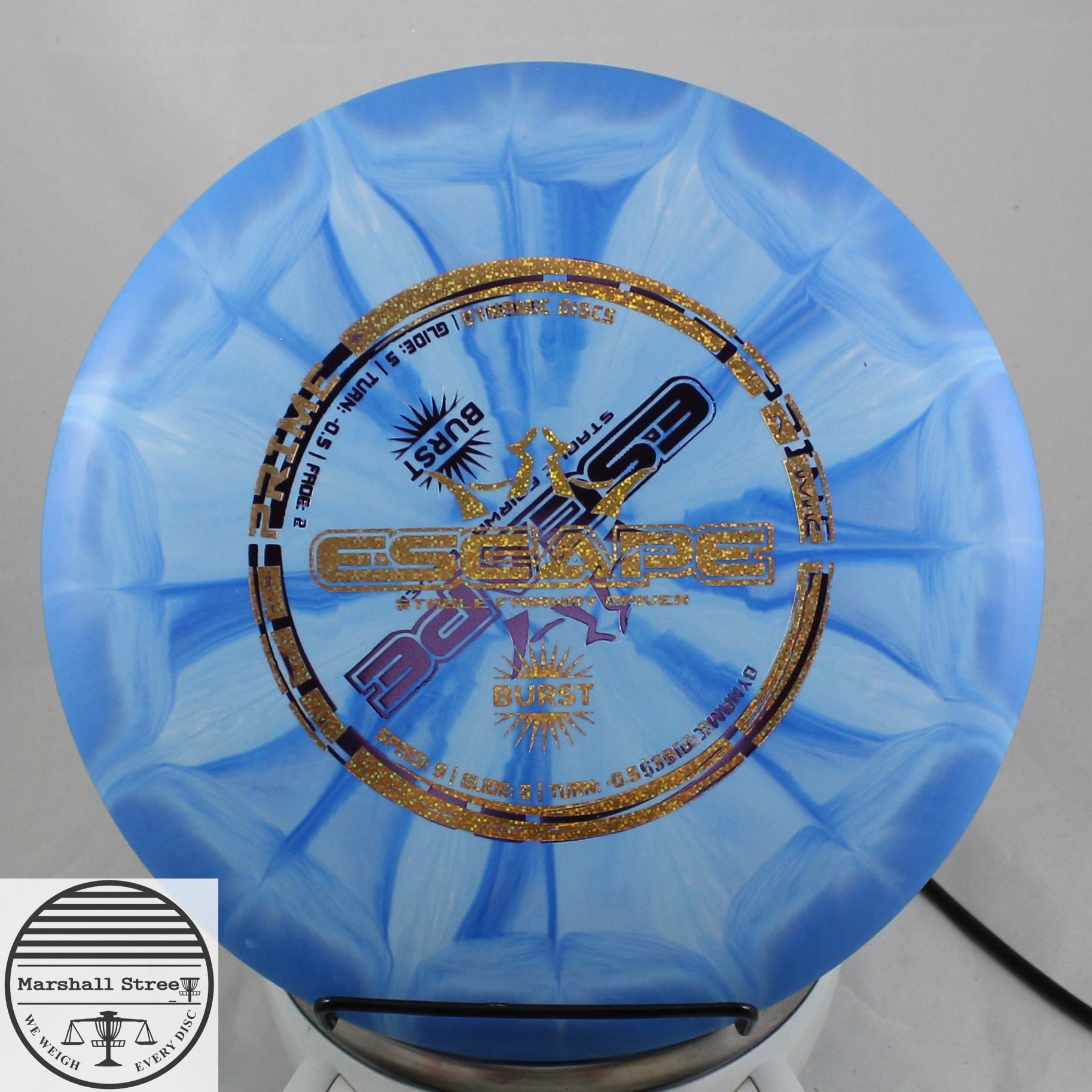 Dynamic Discs Escape Flight Chart