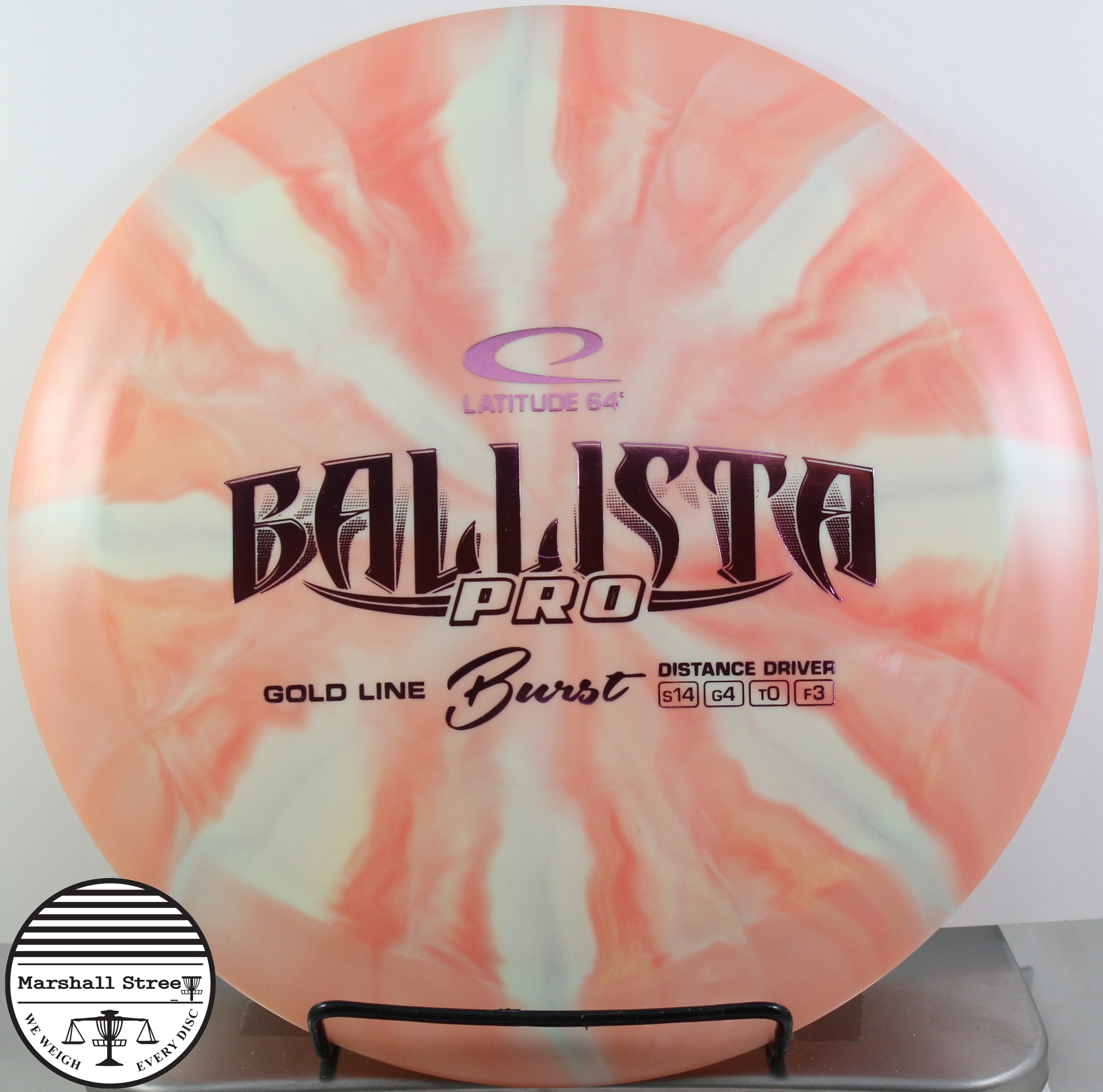 Gold Line Burst Ballista Pro • Marshall Street Disc Golf