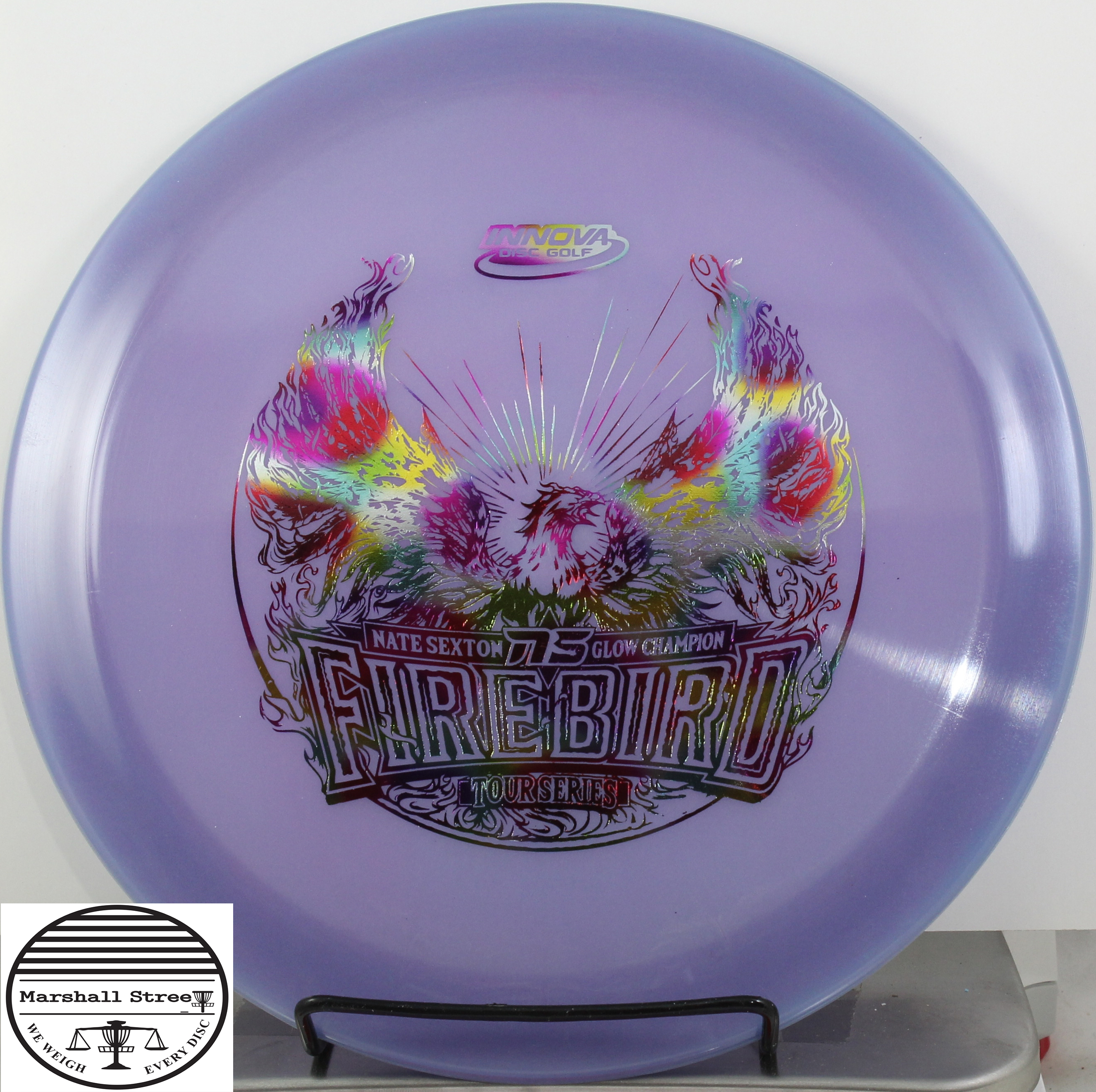 Glow Firebird, 2019 Nate Sexton • Marshall Street Disc Golf