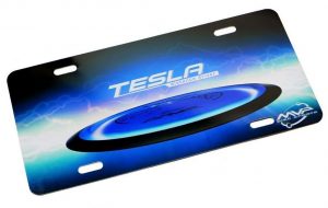 MVP Tesla License Plate