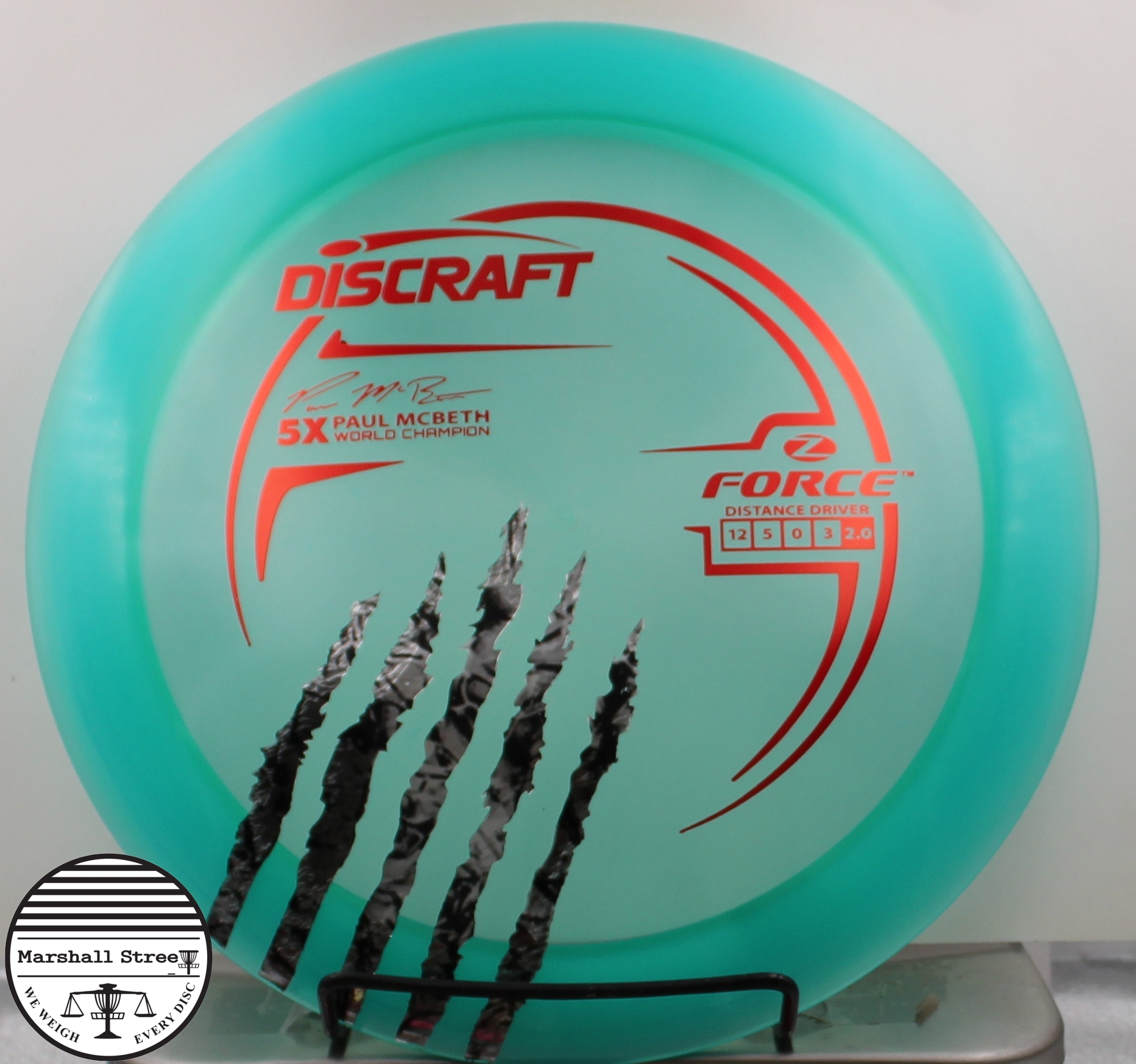 Z Force, Paul McBeth 5X Claws • Marshall Street Disc Golf