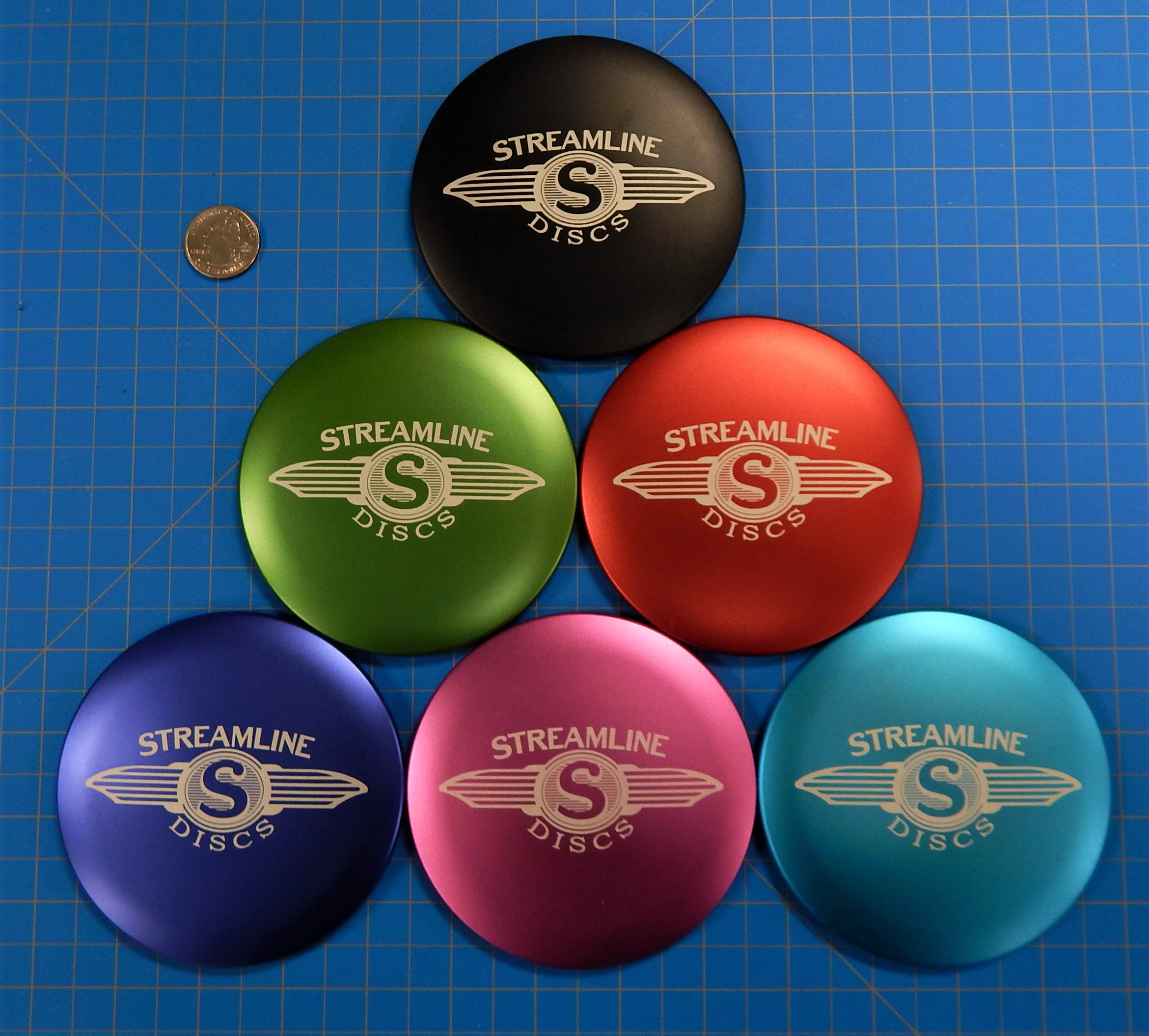 Stream Line Disc Rack Label Streamline Metal Mini, Large • Marshall Street Disc Golf