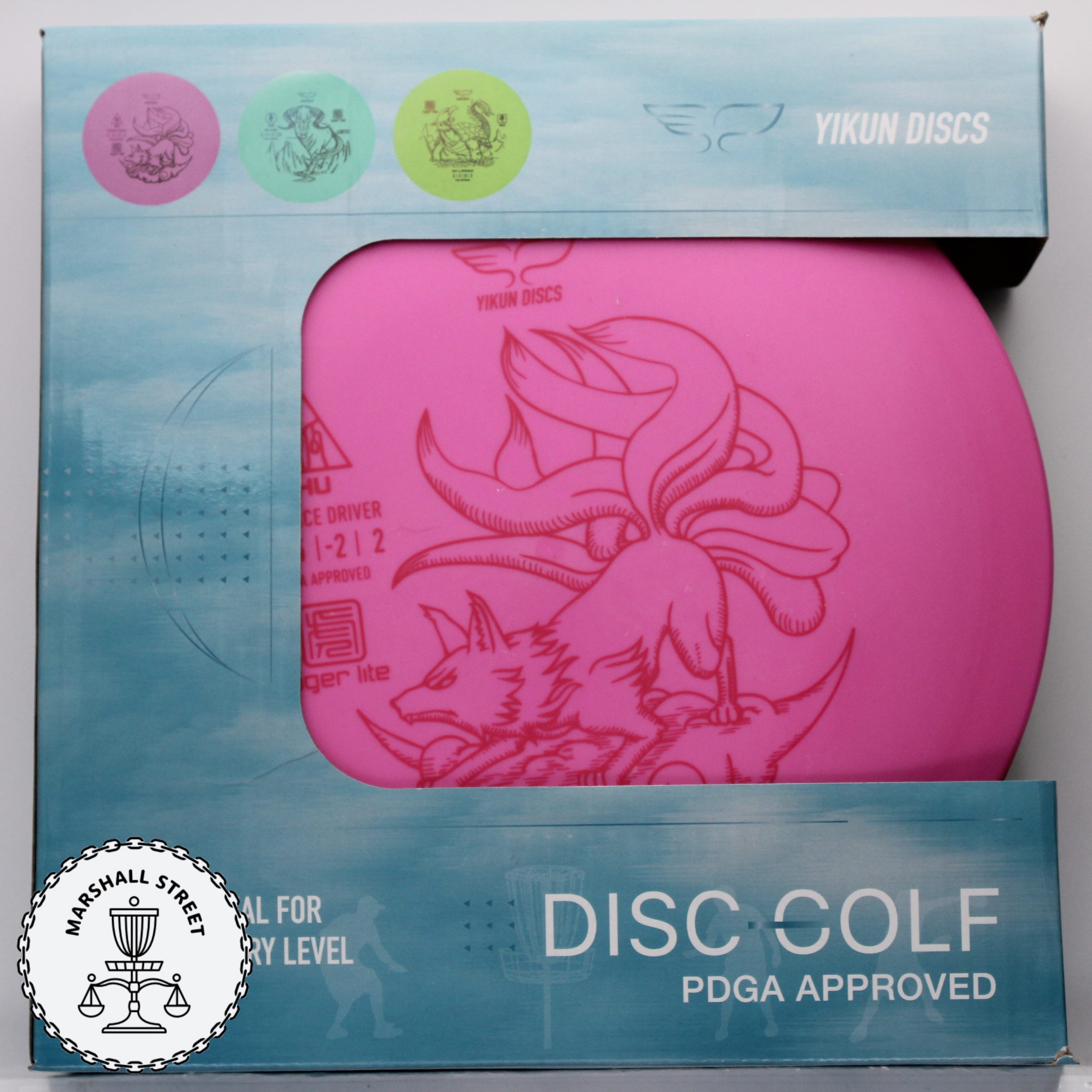 Yikun 3Disc Set, Tiger Lite • Marshall Street Disc Golf
