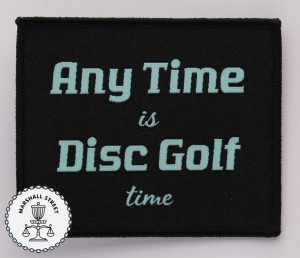 Disc Golf Time Woven Patch