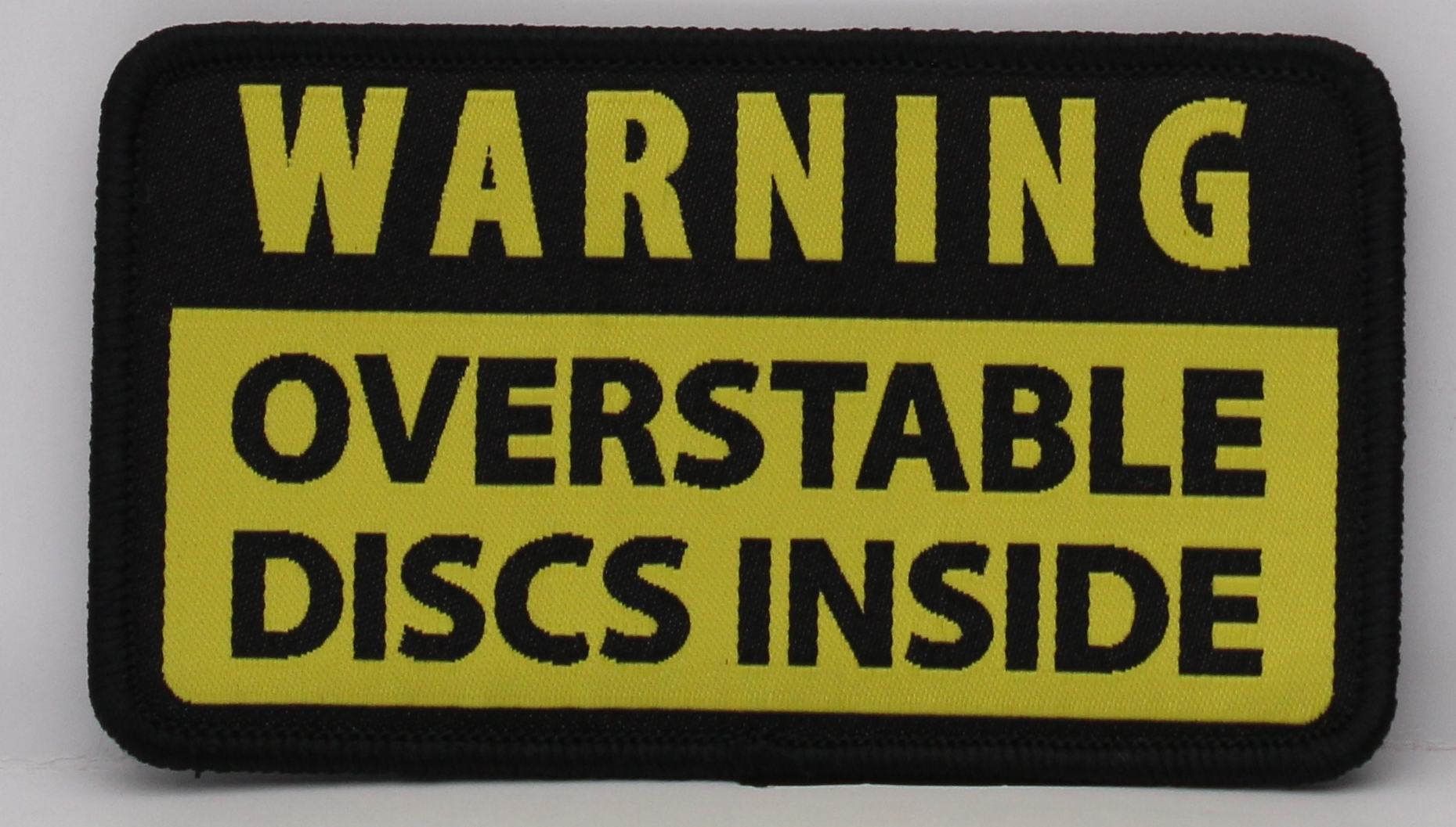 Overstable Discs Velcro Patch • Marshall Street Disc Golf