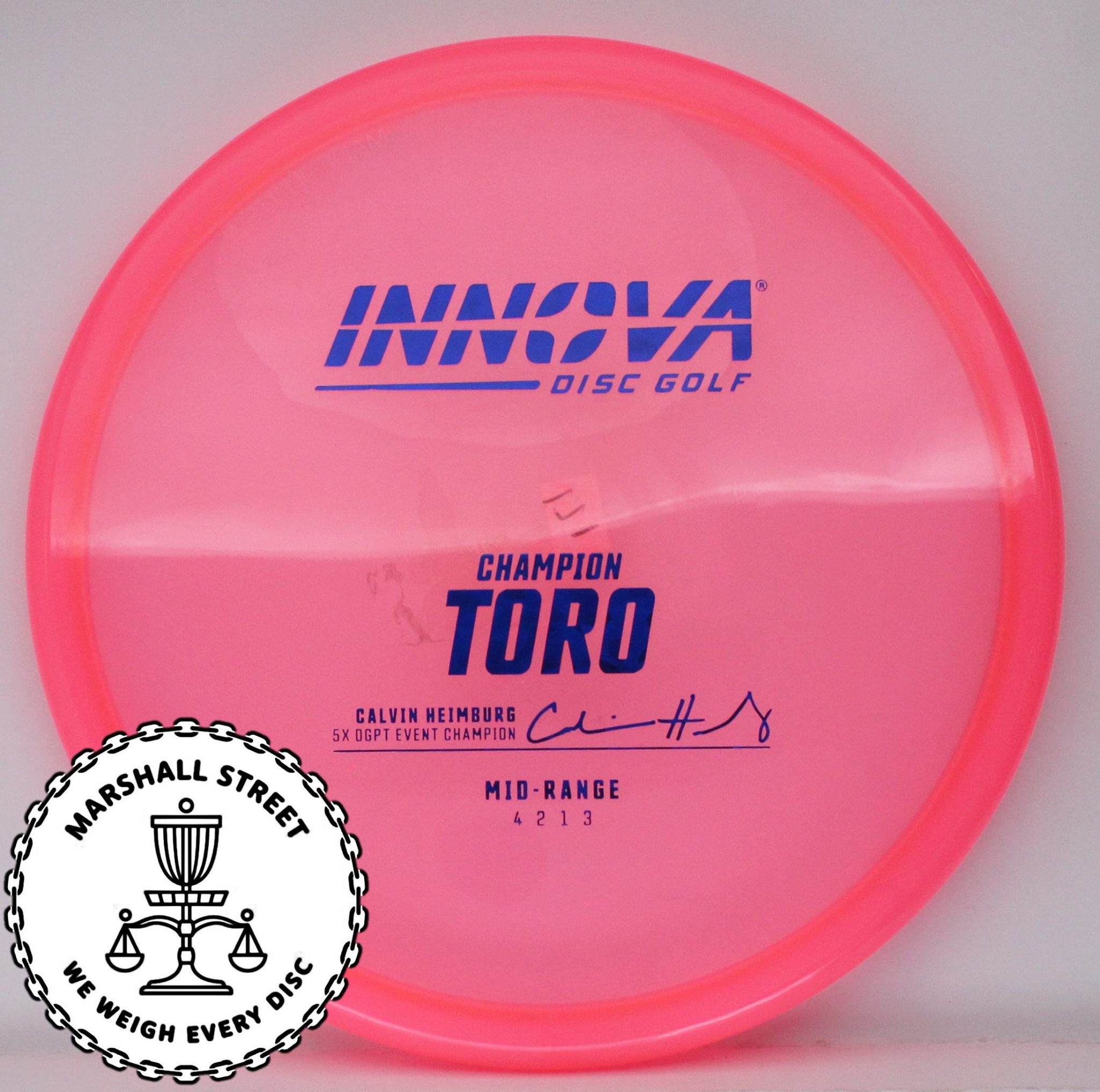 Champion Toro, Calvin Heimburg • Marshall Street Disc Golf