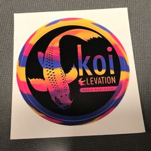 Elevation Koi Sticker