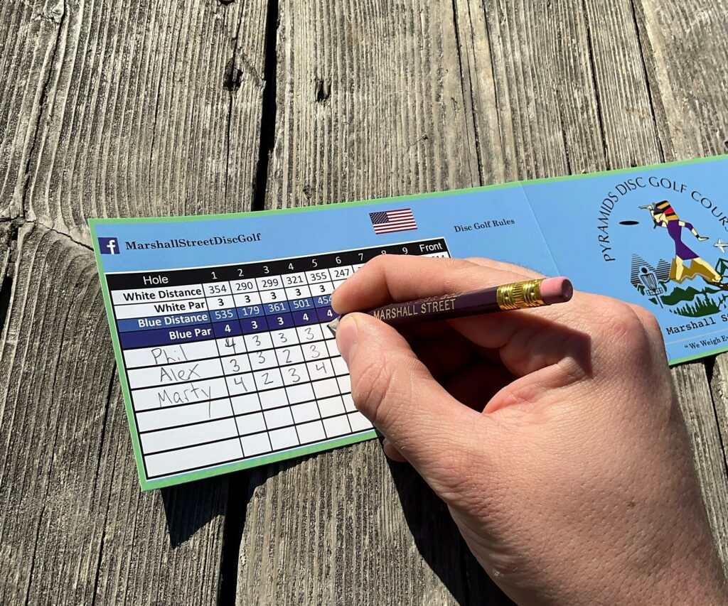 Disc Golf Scorekeeping
