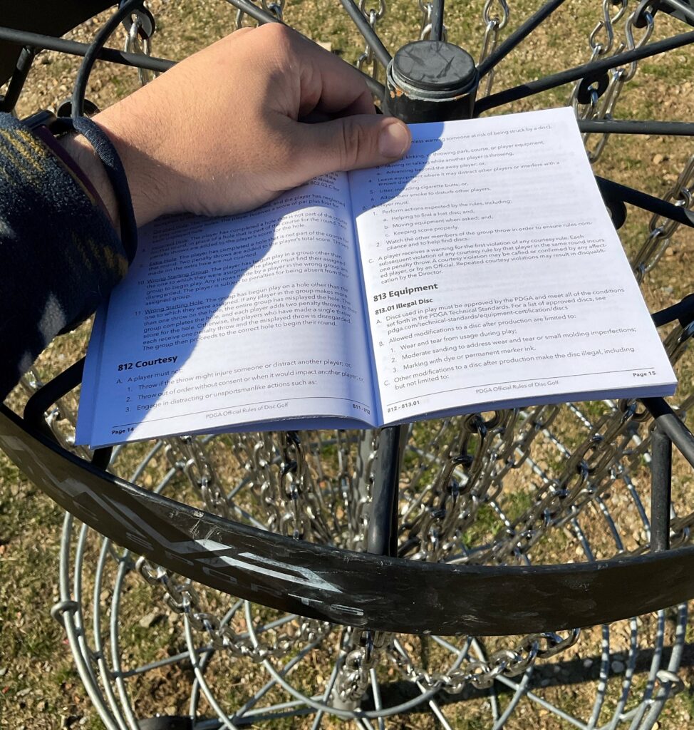 Disc Golf Etiquette - PDGA Rules Handbook