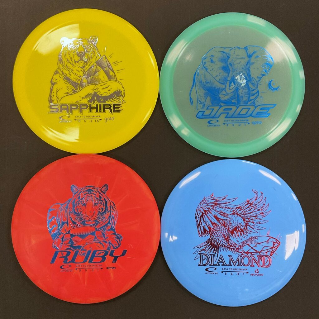 Perfect First Disc Latitude 64 Ruby Diamond Jade Sapphire